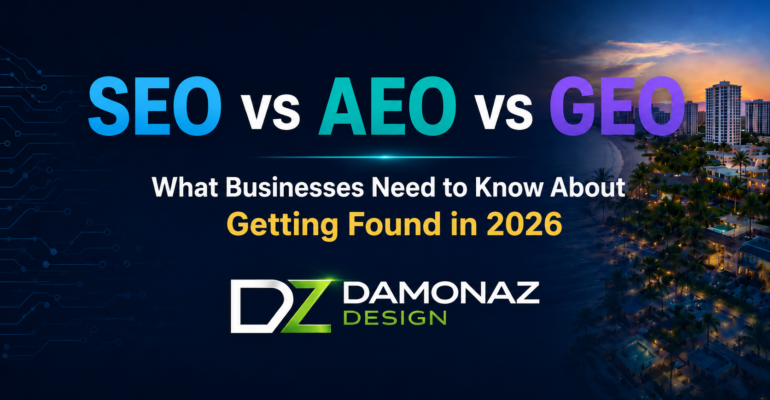 Damonaz Design AEO SEO GEO 1
