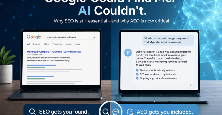 AEO SEO Marketing and web design FT Myers Naples FL